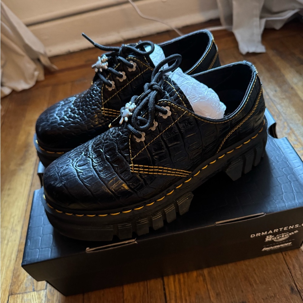 Dr. Martens Heaven Marc Jacob’s platform croc oxfords